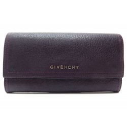 PORTEFEUILLE GIVENCHY CUIR VIOLET 