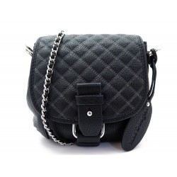  NEUF SAC A MAIN MACDOUGLAS BANDOULIERE CUIR NOIR 