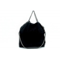 NEUF SAC A MAIN STELLA MC CARTNEY FALABELLA 234387 SHAGGY DEER NOIR CABAS 795€