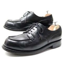 CHAUSSURES JM WESTON DERBY 641 LE GOLF 8E 42 EN CUIR VEAU NOIR SHOES 710€