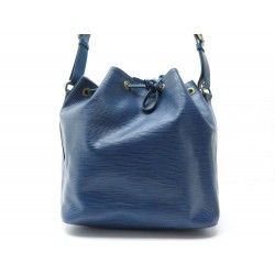 SAC A MAIN LOUIS VUITTON NOE PM EN CUIR EPI BLEU