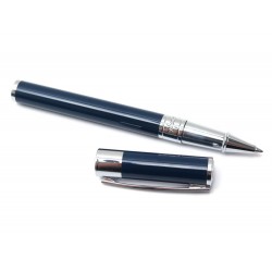 NEUF STYLO ROLLERBALL ST DUPONT INITIAL 262205 RESINE BLEU +ETUI PEN 160€