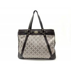 SAC A MAIN VERSACE SHOPPING BAG TOILE ET CUIR 