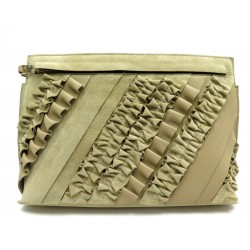 POCHETTE LOEWE DAIM BEIGE 