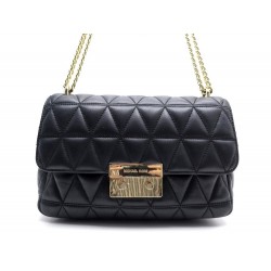 SAC A MAIN MICHAEL KORS SLOAN CUIR NOIR 