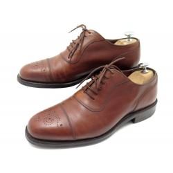 CHAUSSURES CHURCH'S RICHELIEU 6.5F 40.5 BOUT DROIT EN CUIR MARRON SHOES 590€