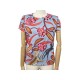 NEUF T-SHIRT HERMES SAVANA DANCE 720645DDR538 38 M EN COTON BLEU NEW COTTON 465€