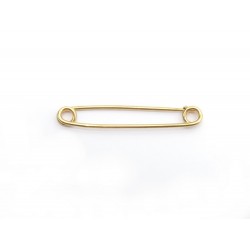 NEUF BROCHE DINH VAN EPINGLE A NOURRICE OR JAUNE YELLOW GOLD SAFETY PIN BROOCH