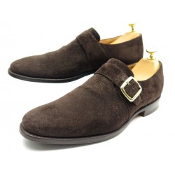 CHAUSSURES CHURCH'S WESTBURY 9.5F 43.5 MOCASSINS DAIM MARRON + EMBAUCHOIRS 620€