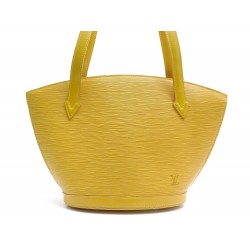 SAC A MAIN LOUIS VUITTON SAINT JACQUES PM CUIR EPI JAUNE LEATHER HAND BAG 1175€