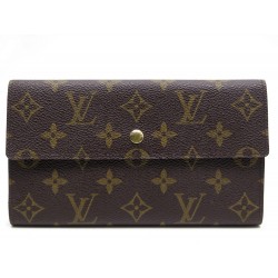 PORTE CHEQUIER VUITTON TOILE MONOGRAM 