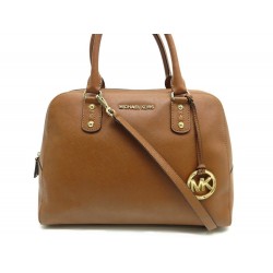  SAC A MAIN MICHAEL KORS CUIR MARRON 