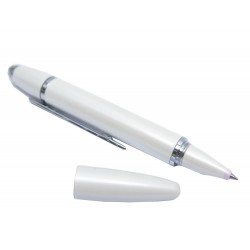 STYLO BILLE MAUBOUSSIN JE REVE DONC J'ECRIS EN LAQUE BLANC WHITE ROLLERBALL 155€