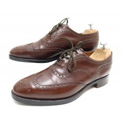 CHAUSSURES CHURCH'S HICKSTEAD 8.5F 42.5 RICHELIEU BOUT FLEURI CUIR MARRON 620€