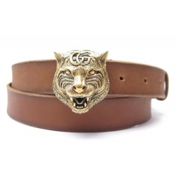 CEINTURE GUCCI TIGRE CUIR 