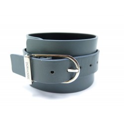 BRACELET DIOR HOMME DE FORCE MEDIUM 18 20 CM CUIR VERT DE GRIS LEATHER 290€