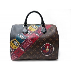 NEUF SAC A MAIN LOUIS VUITTON SPEEDY 30 M43505 MONOGRAM KABUKI TOILE LV HAND BAG