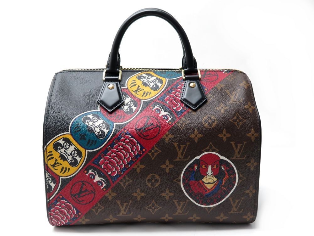 LOUIS VUITTON Monogram Kabuki Speedy 30 889054