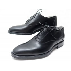 NEUF CHAUSSURES SAINT LAURENT RICHELIEU CUIR NOIR 