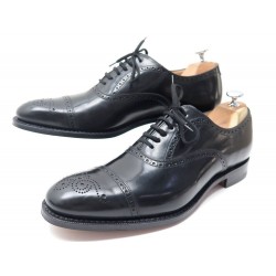 NEUF CHAUSSURES CHURCH S RICHELIEU CUIR NOIR 8F 42 