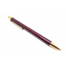 NEUF STYLO BILLE CARTIER SANTOS ST150190 EN RESINE BORDEAUX BALLPOINT PEN 295€