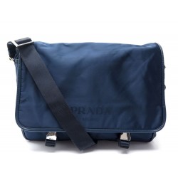  : SACOCHE PRADA TOILE BLEU 