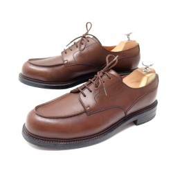 CHAUSSURES JM WESTON 641 DERBY GOLF 8C 41.5 42 CUIR MARRON LEATHER SHOES 710€