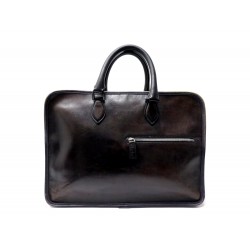 SAC A MAIN BERLUTI DEUX JOURS CARTABLE SACOCHE CUIR MARRON LEATHER HANDBAG 2790€