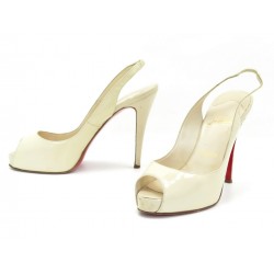 CHAUSSURES CHRISTIAN LOUBOUTIN 38.5 CUIR VERNI 