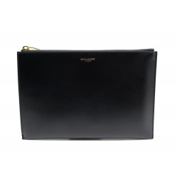 NEUF POCHETTE SAINT LAURENT CUIR NOIR 