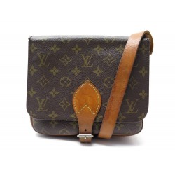 VINTAGE SAC A MAIN LOUIS VUITTON CARTOUCHIERE PM TOILE MONOGRAM BANDOULIERE 790€