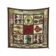 FOULARD HERMES PERSONA SOIE MARRON