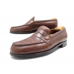 CHAUSSURES JM WESTON MOCASSINS 180 7C 41 CUIR MARRON + EMBAUCHOIRS LOAFERS 695€