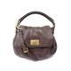 SAC A MAIN MARC BY MARC JACOBS Q LIL UKITA BANDOULIERE CUIR GRAINE MARRON 410€