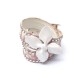 BRACELET DIOR DOUBLE TOUR CUIR ET TOILE OBLIQUE ROSE & BLANC + BOITE JEWEL 490€