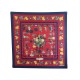 NEUF FOULARD HERMES LES JARDINIERS DU ROY SOIE ROUGE NEW RED SILK SCARF 370€