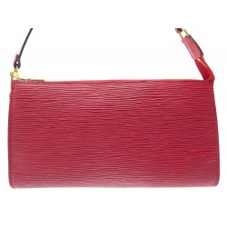 POCHETTE ACCESSOIRE LOUIS VUITTON EPI ROUGE 