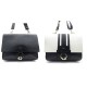 NEUF SAC A MAIN FURLA F7321 SCOOP RABAT REVERSIBLE CUIR GRAINE NOIR & BLANC 540€