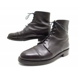 CHAUSSURES PARABOOT BOTTINES CUIR MARRON 8 42 