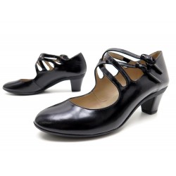 NEUF CHAUSSURES ESCARPINS REPETTO CUIR NOIR 