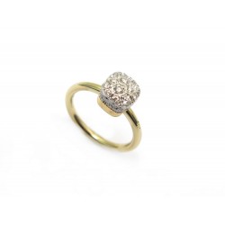 BAGUE POMELLATO NUDO T58 OR JAUNE 18k DIAMANTS 0.84CT DIAMONDS GOLD RING 4900€