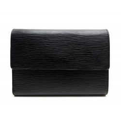 PORTEFEUILLE LOUIS VUITTON CUIR EPI NOIR 