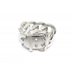 BRACELET HERMES BOUCLE SELLIER TGM EN ARGENT 925 235GR EXTRA LARGE SILVER 2600€