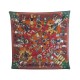 NEUF FOULARD HERMES KACHINAS KERMIT OLIVER CACHEMIRE & SOIE CASHMERE SCARF 630€