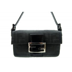 NEUF SAC A MAIN POCHETTE FENDI TOILE NOIR 