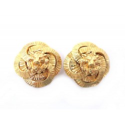 BOUCLES CHANEL TETE DE LION 1