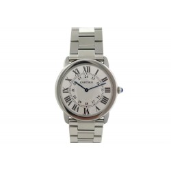 MONTRE LOUIS CARTIER RONDE 2934 ACIER QUARTZ 