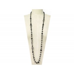 COLLIER CHANEL PERLES ET LOGO CC