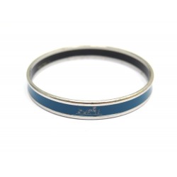 BRACELET HERMES CALECHE 65MM EMAIL BLEU 