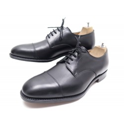 NEUF CHAUSSURES CHURCH'S CARTMEL 10.5H 45 DERBY CUIR NOIR + BOITE NEW SHOES 620€